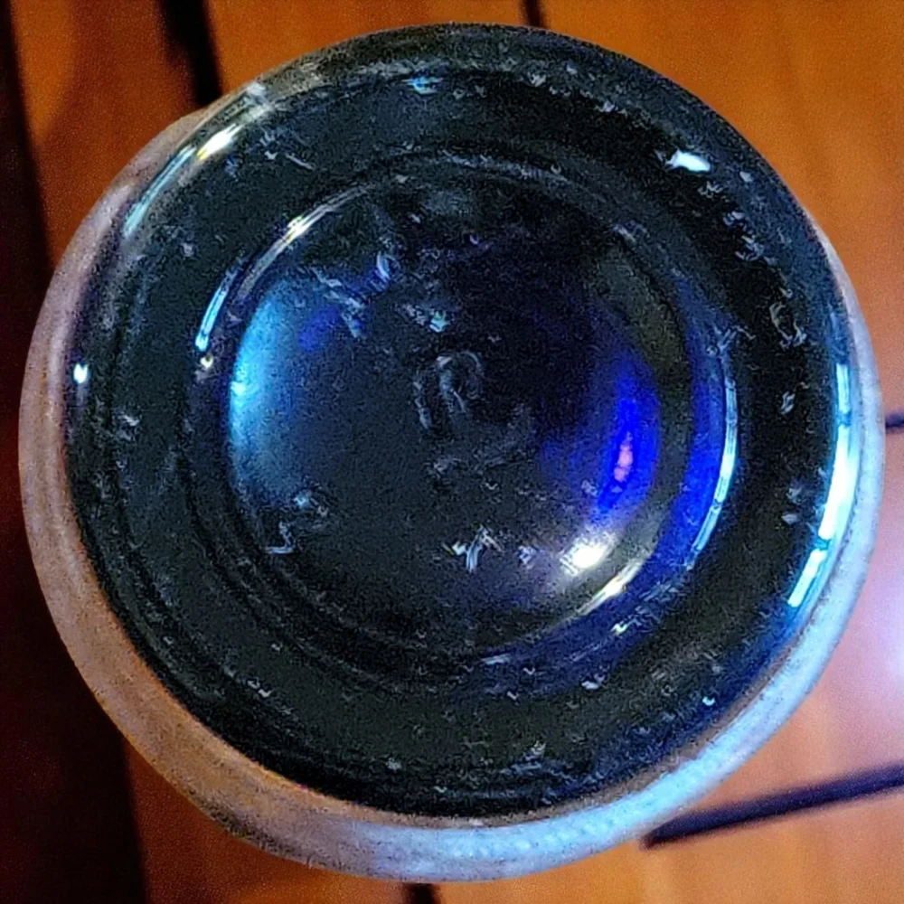 Vtg Libbey Souvenir Shot Glass Sundance Wyoming Cobalt Blue 1oz Toothpick Holder